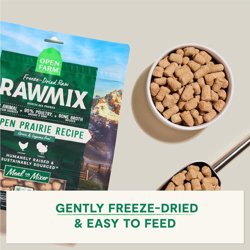 Open Farm Dog - 20 lb -RawMix Open Prairie Grain-Free Dog Kibble