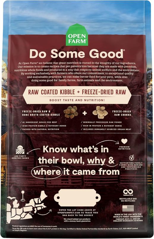 Open Farm Dog - 20 lb - RawMix Front Range Ancient Grains Dog Kibble