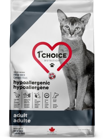 1st Choice Adult Hypoallergenic Grain Free Fresh Duck Cat 1.8kg