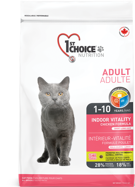 1st Choice Adult Indoor vitality Cat food 6 lb