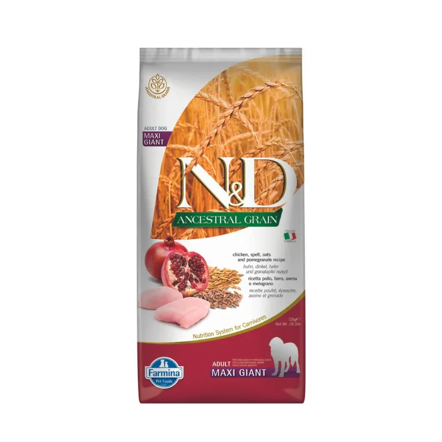 Farmina Ancestral Chicken &amp; Pomegranate Adult Maxi Giant Dog 12kg