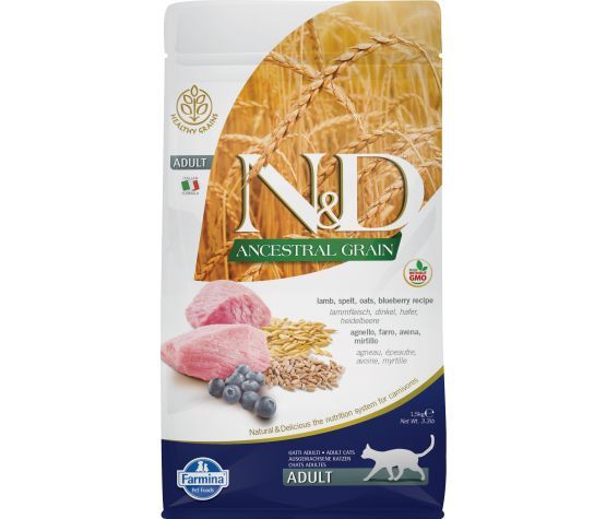 Farmina Ancestral Grain Lamb &amp; Blueberry Cat 1.5kg