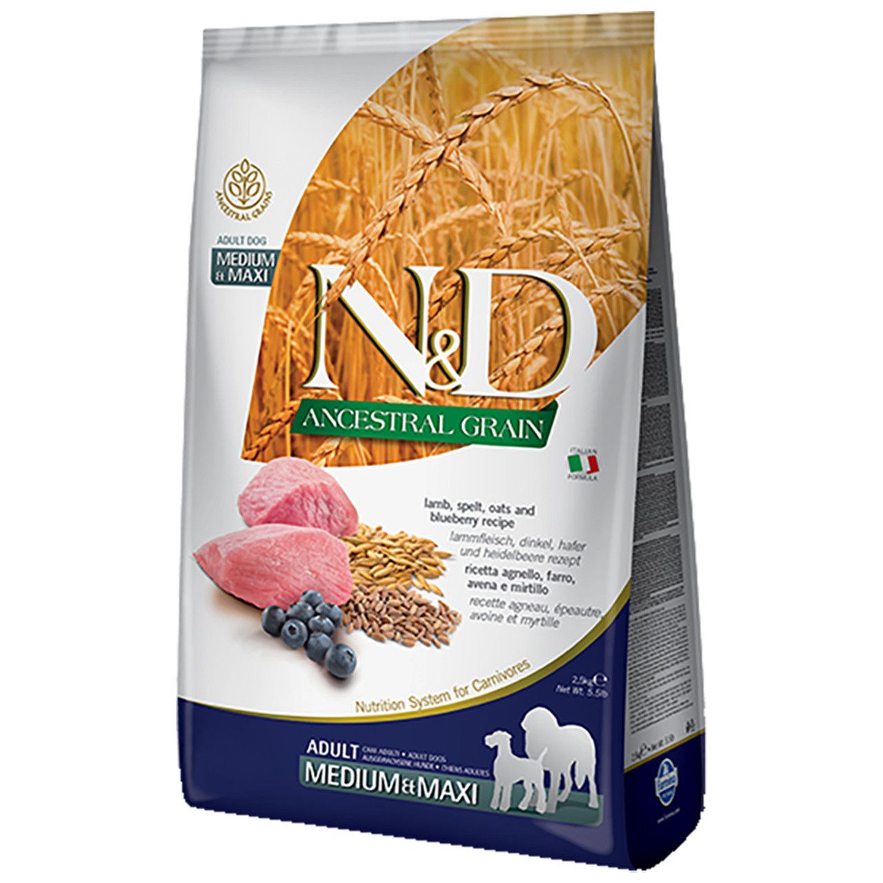 Farmina Ancestral Lamb Blueberry Med/Maxi Dog 12kg