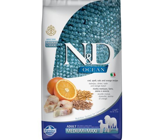 Farmina Ancestral Ocean Cod Orange Med/Maxi Dog 2.5kg