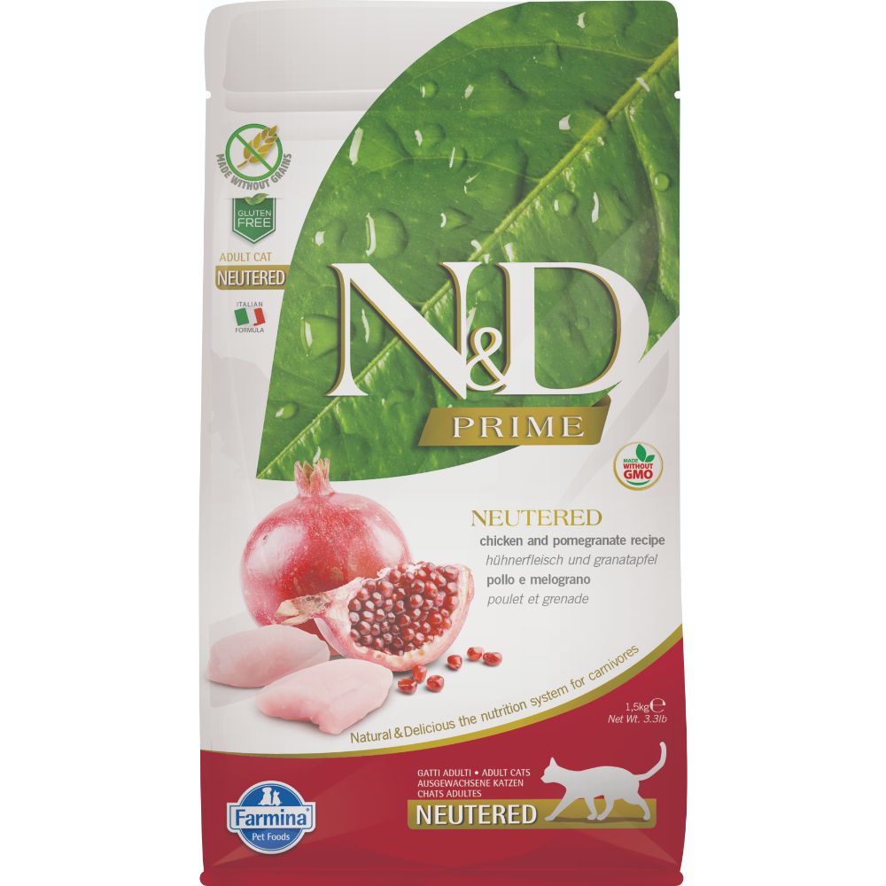 Farmina Prime Neutered Chicken Pomegranate Cat 1.5kg