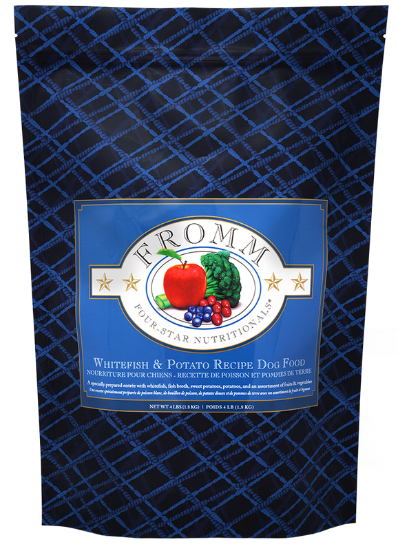 Fromm Four Star Whitefish and Potato Recipe for All Life Stages, Dry Dog Food, 26lb