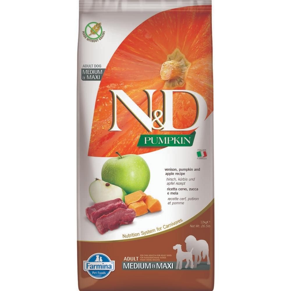 Farmina Pumpkin Venison Apple Med/Maxi Dog 12kg