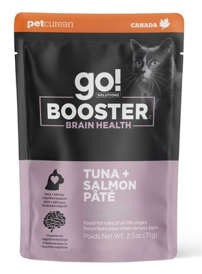 Go Booster Brain Health Tuna And Salmon Pate Cat 1x2.5oz