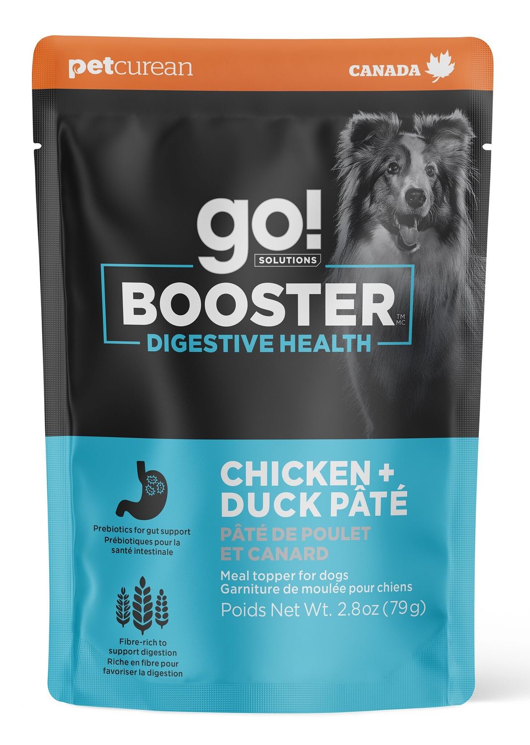 Go Booster Digestive Health Chicken And Duck Pate Meal Topper Dog 1x2.8oz