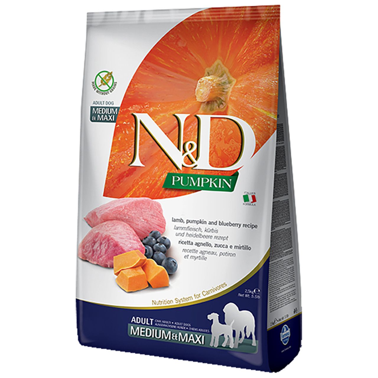 Farmina Pumpkin Lamb Blueberry Med/Maxi Dog 12kg