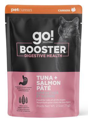 Go Booster Digestive Health Tuna And Salmon Pate Cat 1x2.5oz