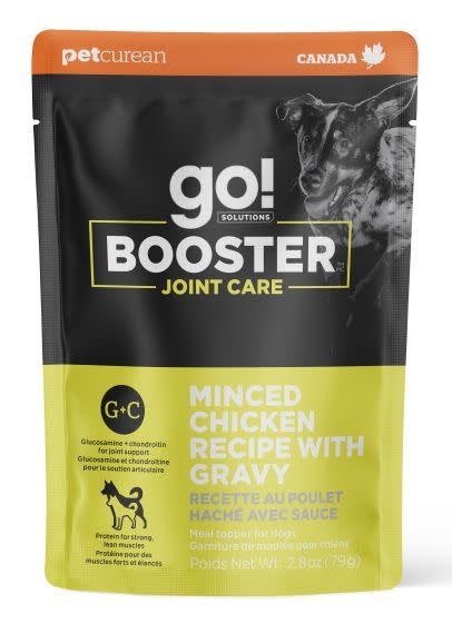 Go Booster Joint Care Minced Chicken With Gravy Meal Topper Dog 1x2.8oz