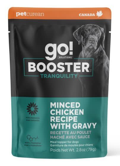Go Booster Tranquility Minced Chicken With Gravy Meal Topper Dog 1x2.8oz
