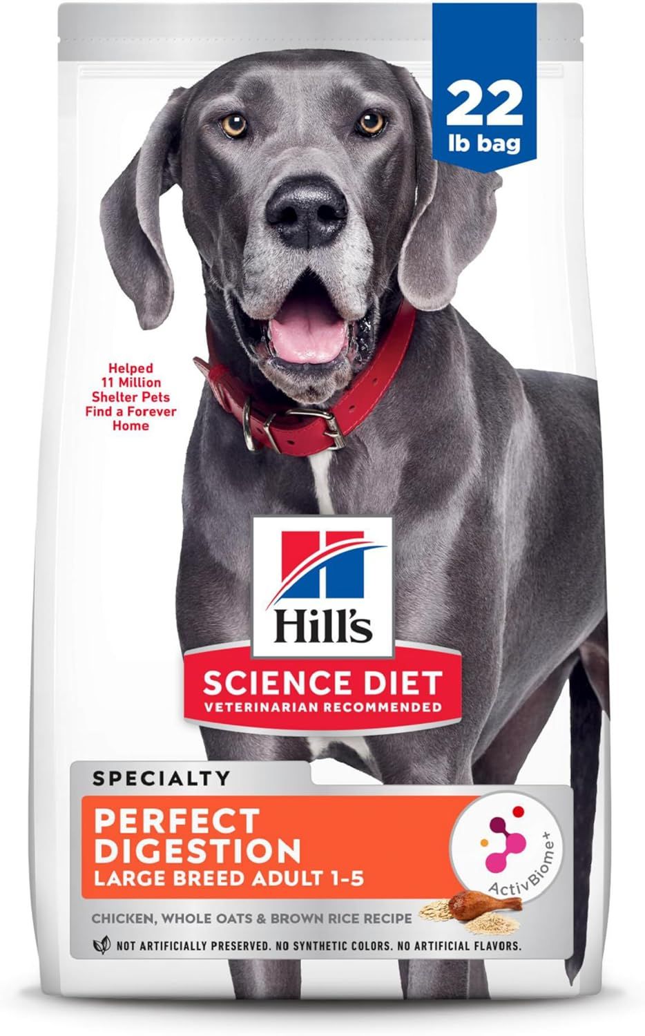 Hills Digestion Dog LB CKN Rice Oat 22LB
