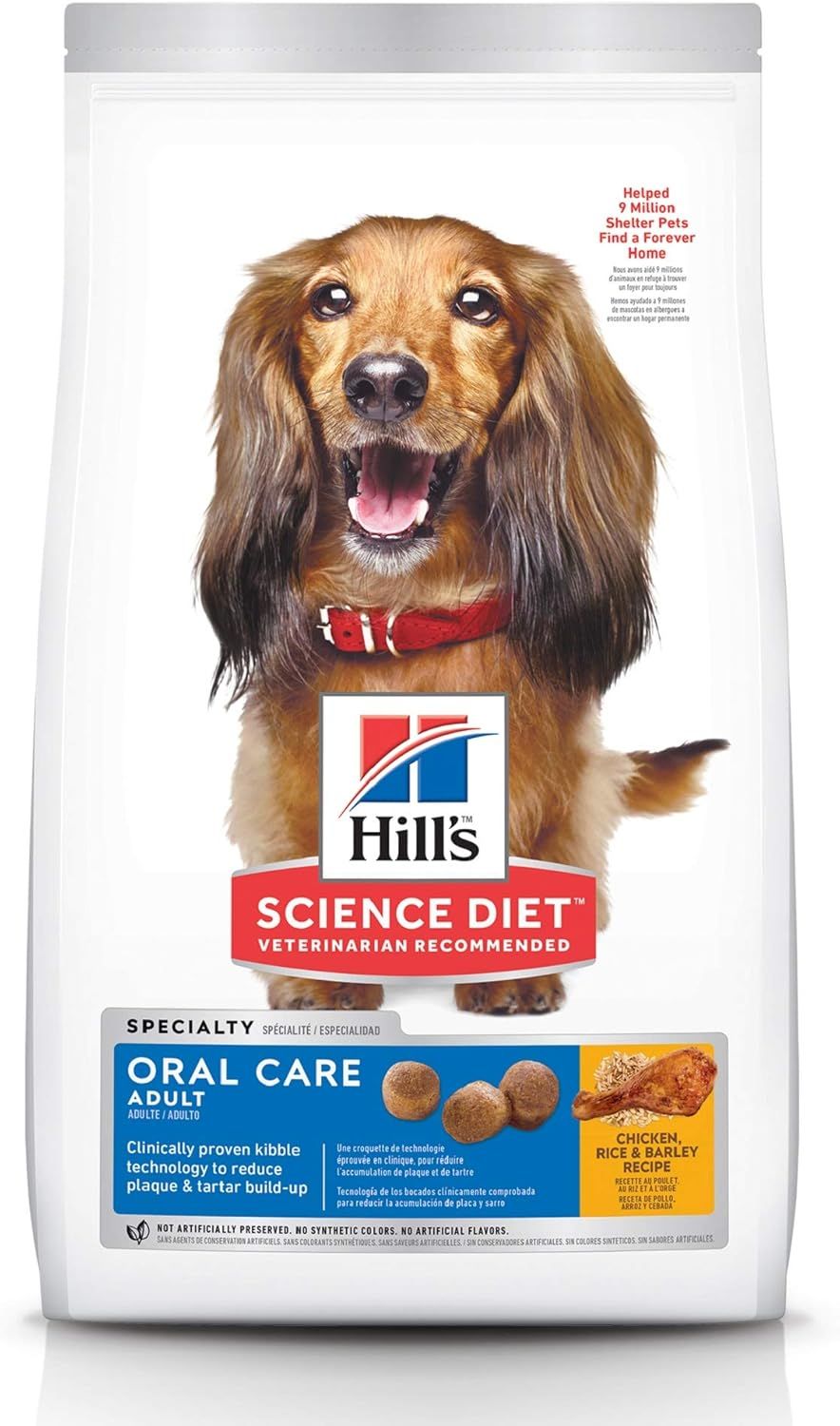 Hills Oral Care Dog Chicken Rice &amp; Barley 15lbs