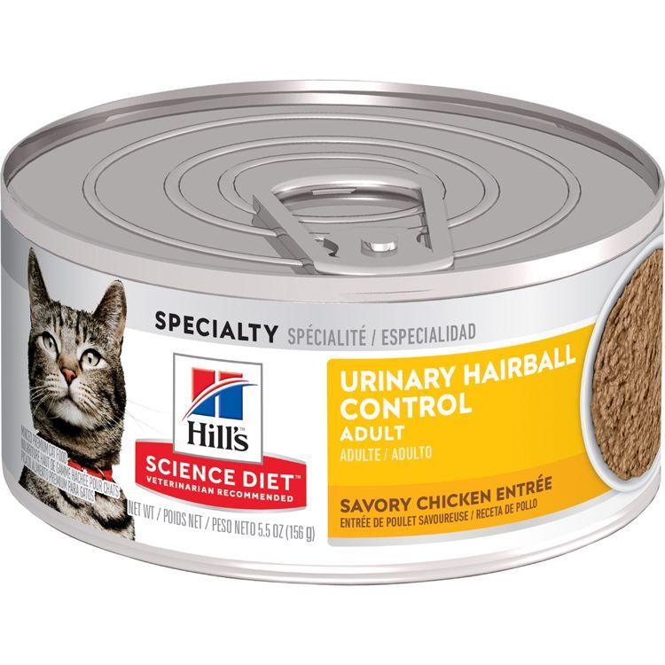 Hills Urinary Hairball Cat CKN 1/5.5oz