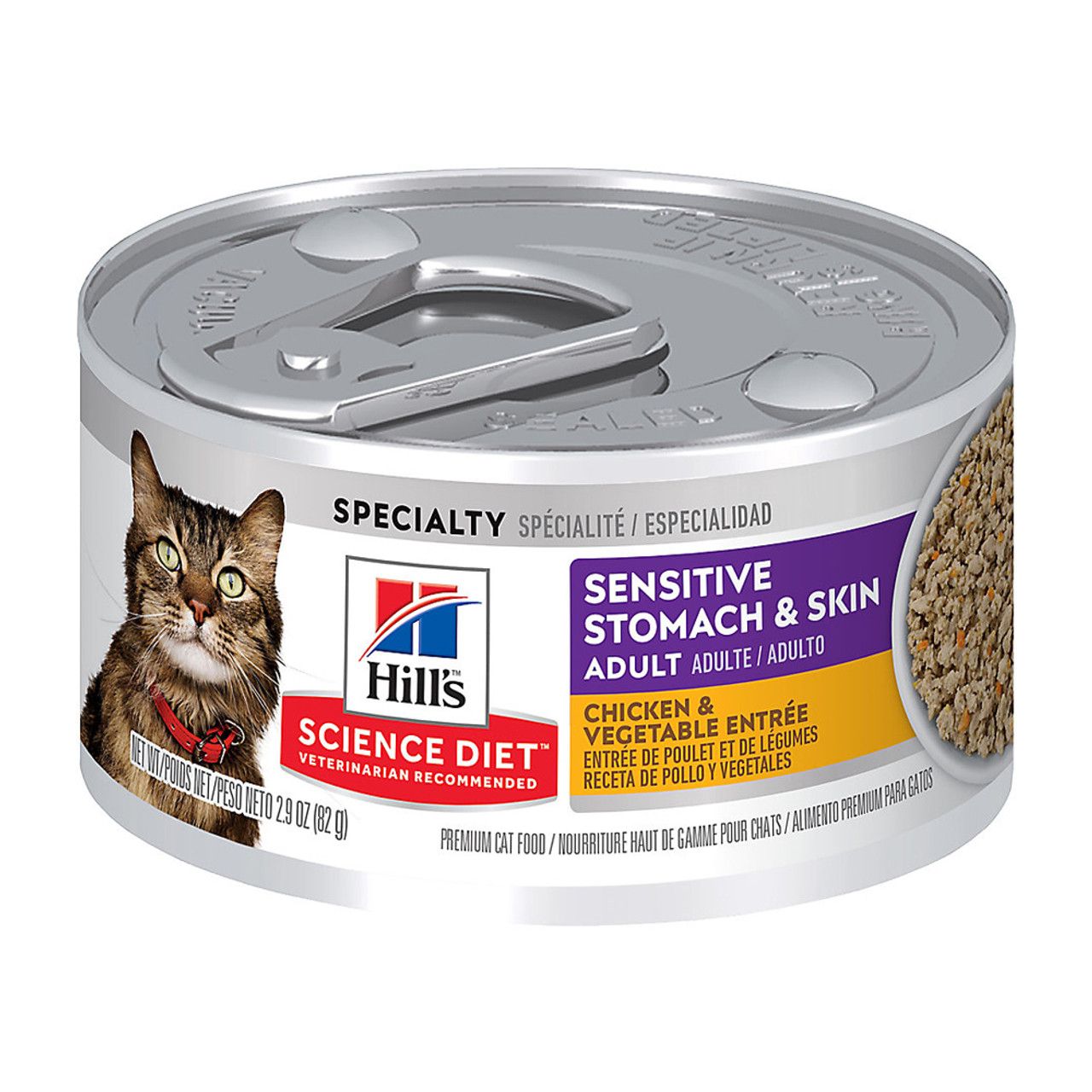 Hills Stomach Skin Cat Chicken 1/2.9oz