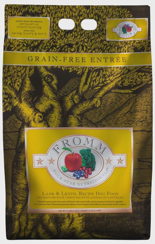 Fromm Four Star Nutritionals Lamb &amp; Lentil Recipe Dry Dog Food 4lbs