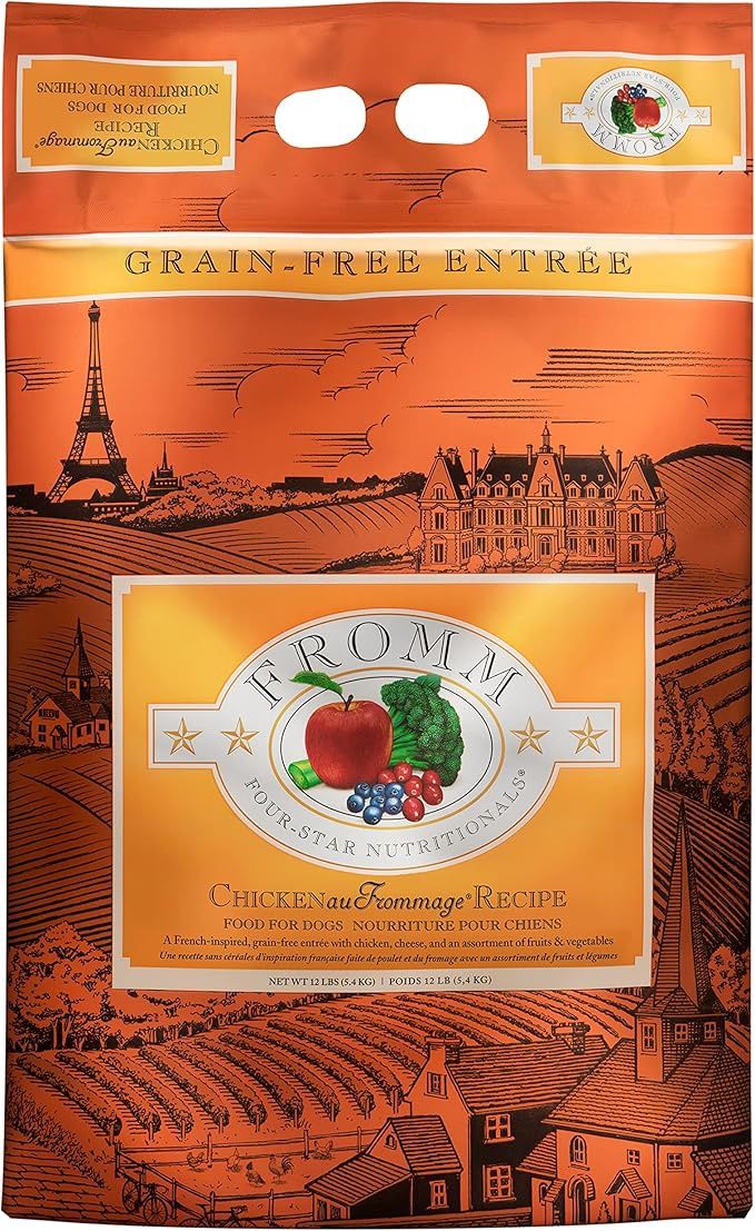 Fromm Four-Star Nutritionals Chicken au Frommage Dog Food - Premium Dry Dog Food - Chicken Recipe 4LBs
