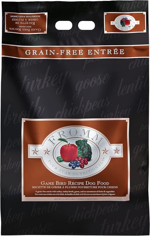Fromm Four-Star Nutritionals Game Bird Dog Food - Premium Dry Dog Food - Turkey Recipe 4lb