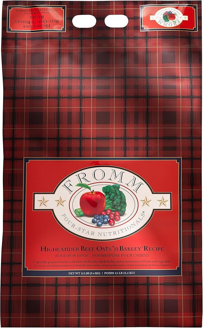 Fromm Four-Star Nutritionals Highlander Beef, Oats, &#39;n Barley Recipe Dry Dog Food (12 lb)