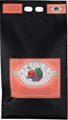 Fromm Four-Star Nutritionals Salmon A La Veg Cat Food - Premium Dry Cat Food - Salmon Recipe - 10 lb