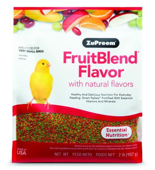 ZuPreem "Fruitblend" Food For Finches, Canaries &amp; Very Small Birds 2lbs