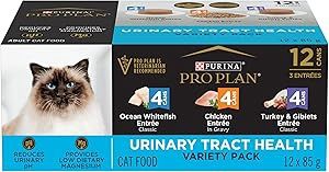 Pro Plan Wet Cat Food, Urinary Tract Health, Variety Pack 85g can (12 pack)