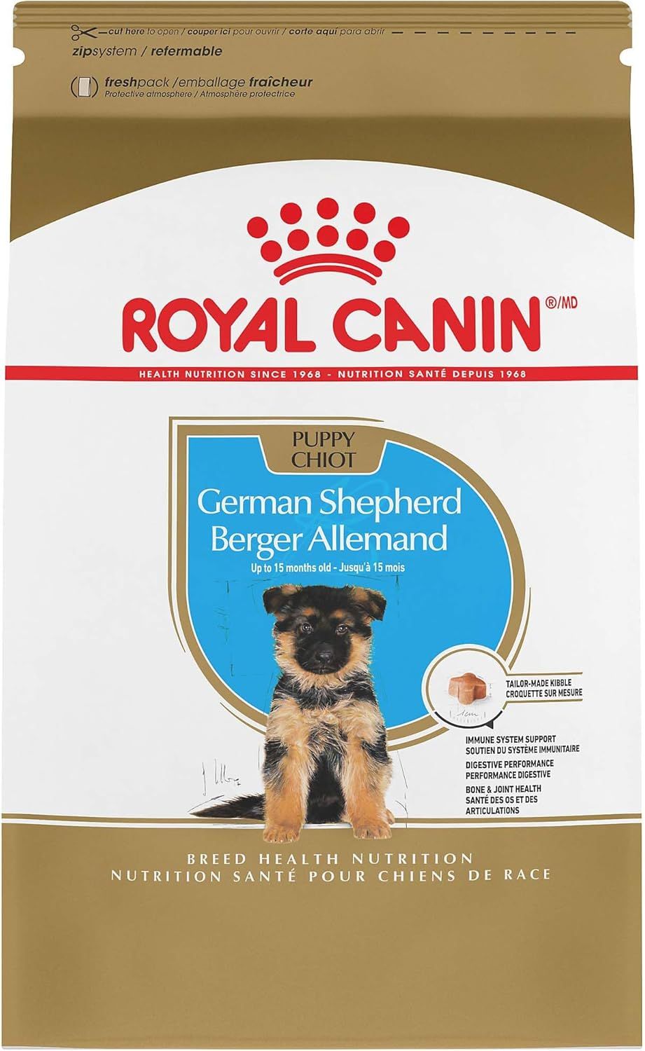 Royal Canin German Shepherd Puppy Dry Dog Food, 30 lb. bag