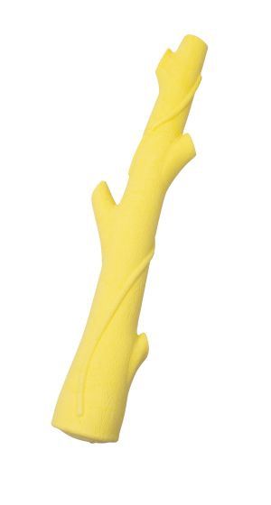 Bud&#39;Z Rubber Foam Branch Yellow Dog 11in 1pc
