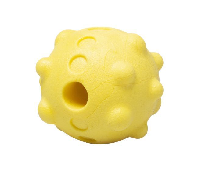 Bud&#39;Z Rubber Foam Ball Yellow Dog 2.5in 1pc