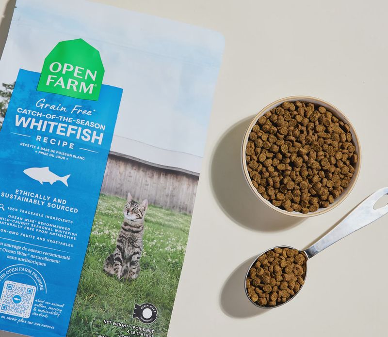 Open Farm cat---2lb---catch-of-the-season-whitefish-grain-free-kibble