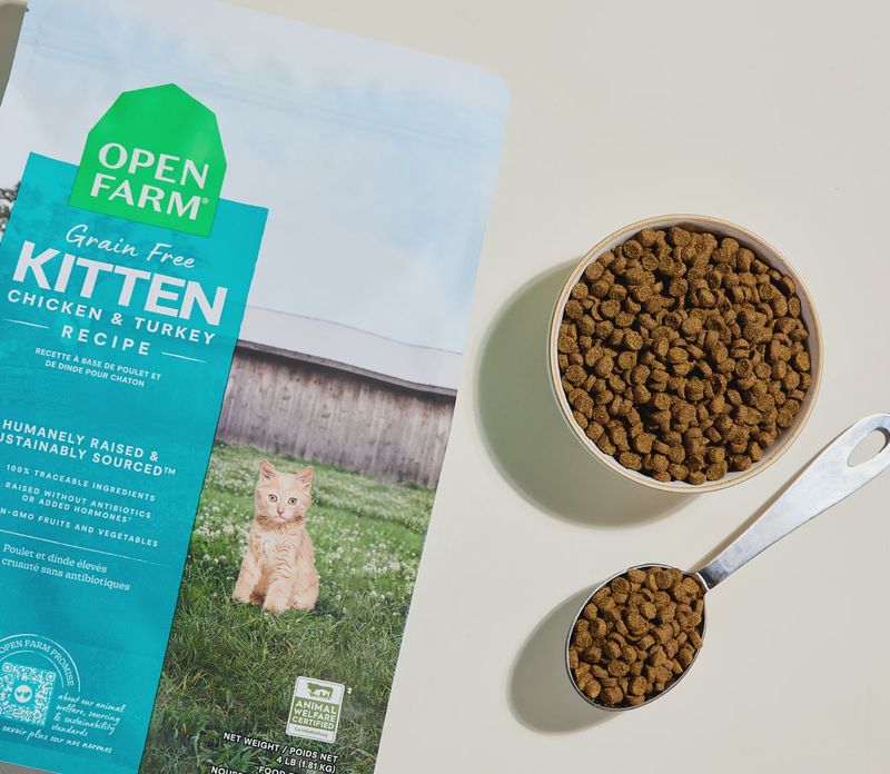 Open Farm cat---2lb---kitten-recipe-grain-free-kibble