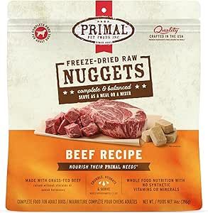 Primal Freeze Dried Beef Nuggets Dog 5.5oz