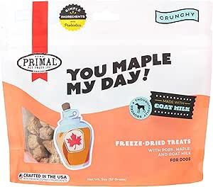 Primal You Maple My Day Pork And Maple With Goat Milk Dog 2oz
