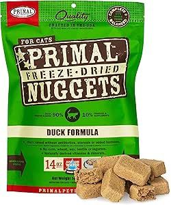 Primal Freeze Dried Duck Nuggets Cat 14oz