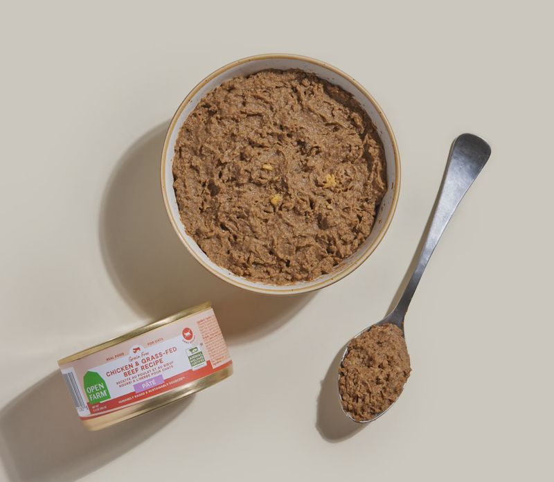 Open Farm Chicken &amp; Grass-Fed Beef Pâté for Cats-5.3oz