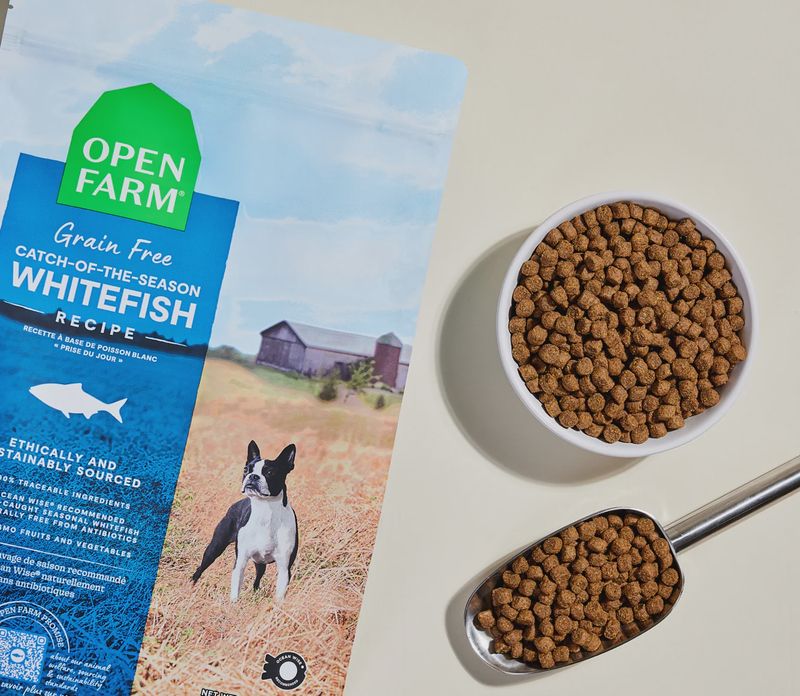 Open Farm dog---22lb---catch-of-the-season-whitefish-grain-free-kibble