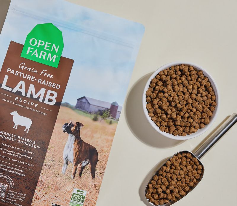 Open Farm dog---22lb---pasture-lamb-grain-free-kibble