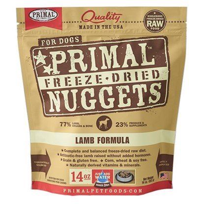 Primal Freeze Dried Lamb Nuggets Dog 14oz