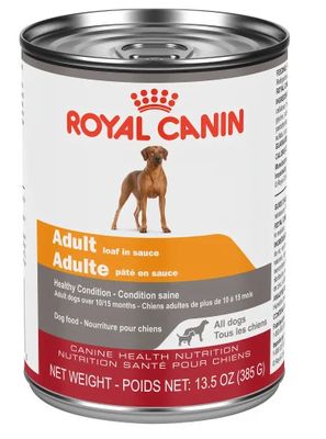 Canned adult dog pâté in Royal Canin sauce, 13.5oz