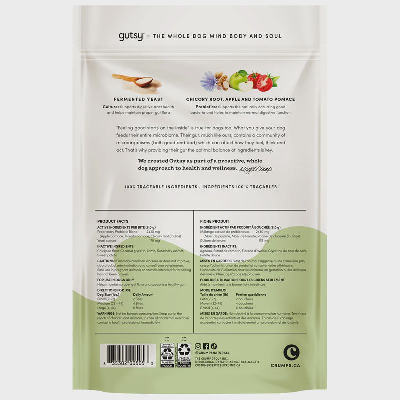 Crumps Gutsy Balance Bites Dog Treats 130g