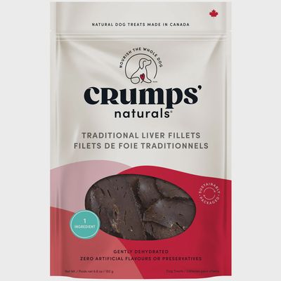 CRUMPS NATURALS TRADITIONAL LIVER FILLETS 192GMS