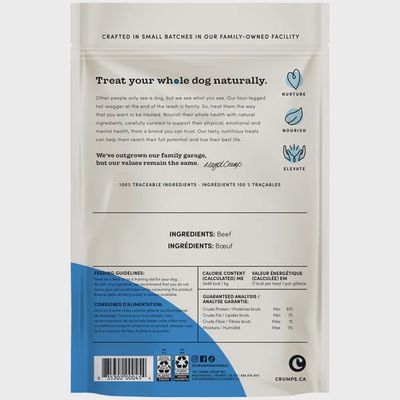 Crumps naturals BEEF TENDERSTICKS 250GMS