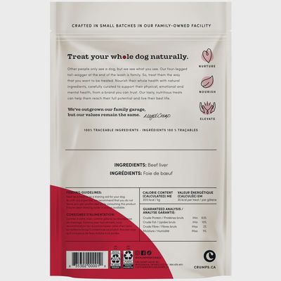 CRUMPS NATURALS TRADITIONAL LIVER FILLETS 192GMS
