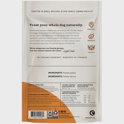 Crumps Sweet Potato Chews Dog 330g