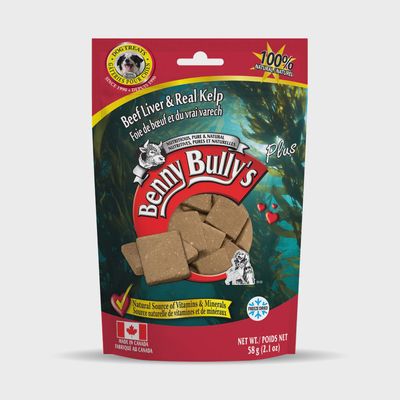 Benny Bullys Liver Plus Kelp Dog 58g