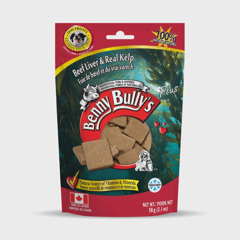 Benny Bullys Liver Plus Kelp Dog 58g