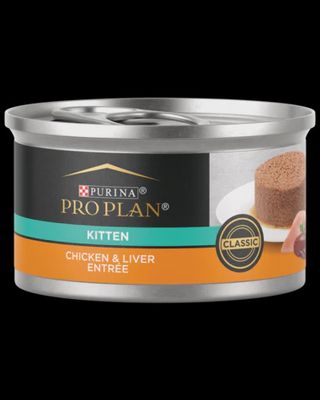 Purina Pro Plan - Chicken &amp; Liver Entrée Classic Grain Free Wet Kitten Food 3OZ