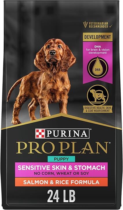 Purina Pro Plan Dry Puppy Food, Development Sensitive Skin &amp; Stomach Salmon &amp; Rice - 10.9 kg Bag